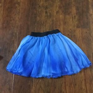 Watercolour Dancewear - Blue Skirt